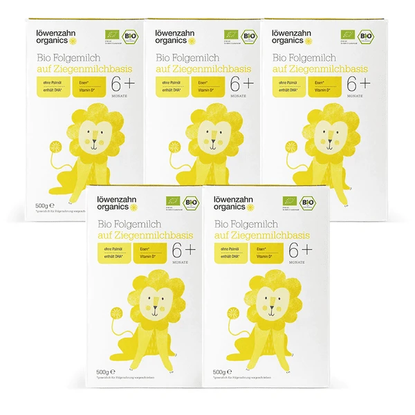 Löwenzahn Organics Bio Folgemilch 2 Auf Ziegenmilchbasis 5 X 500 G Ab Dem 6+ Monat 3 Löwenzahn Organics Bio Folgemilch 2 Auf Ziegenmilchbasis 5 X 500 G Ab Dem 6+ Monat