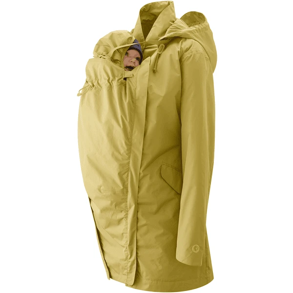 Mamalila Regen-Tragemantel Dublin Senf 9 Mamalila Regen-Tragemantel Dublin Senf – Bild 7