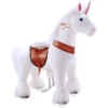 PonyCycle® Weißes Einhorn Mit Bremse - Groß 1 PonyCycle® Weißes Einhorn Mit Bremse - Groß -Kinderwelt Verkauf ponycycle weisses einhorn mit bremse gross a313696