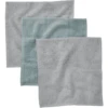 Rotho Babydesign ROTHO 3er Set Waschtücher Stonegrey/lagoon -Kinderwelt Verkauf rotho 3er set waschtuecher stonegrey lagoon a363374