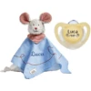 Schnullireich Geschenkset Käthe Kruse Schmusetuch Mit Namen Maus + NUK Namensschnuller (0-6 Mon) Blau 1 Schnullireich Geschenkset Käthe Kruse Schmusetuch Mit Namen Maus + NUK Namensschnuller (0-6 Mon) Blau -Kinderwelt Verkauf schnullireich geschenkset kaethe kruse schmusetuch mit namen maus nuk namensschnuller 0 6 mon blau a405722